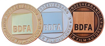 Gold- Silder- und Bronzemedaille des BDFA (Quelle: BDFA)