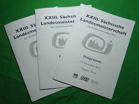 Programmhefte zur XXIII. Landesmeisterschaft des VFS. (Quelle: VFS/Schmidtke)